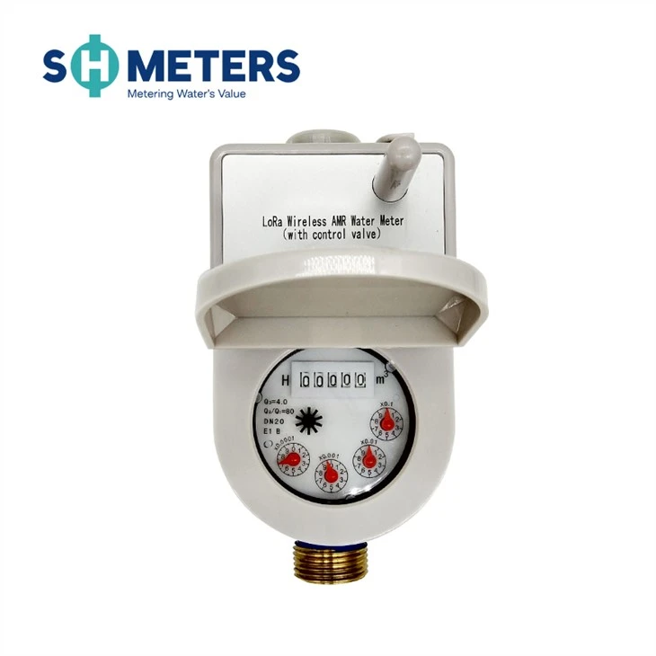 Composite Digital Smart Water Meter 0.5 - 2 Inch Size Lora Based Water Meter