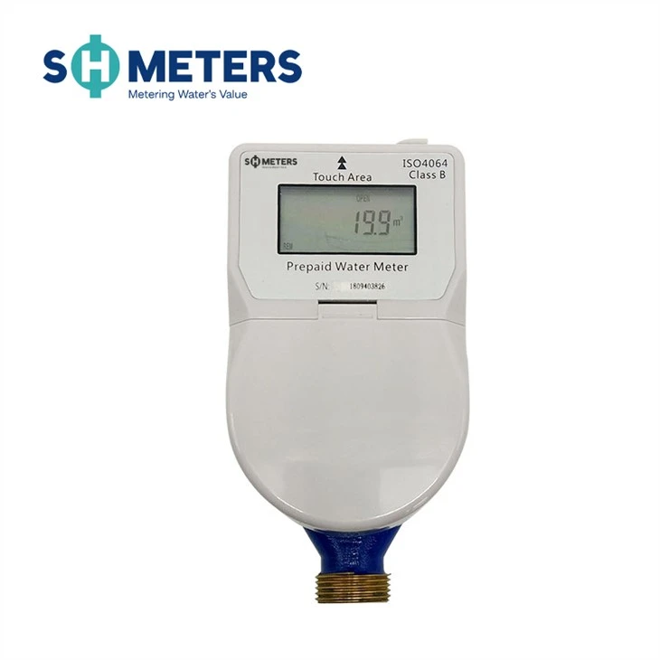 IC Card Smart Water Meter Brass Prepaid Water Meter