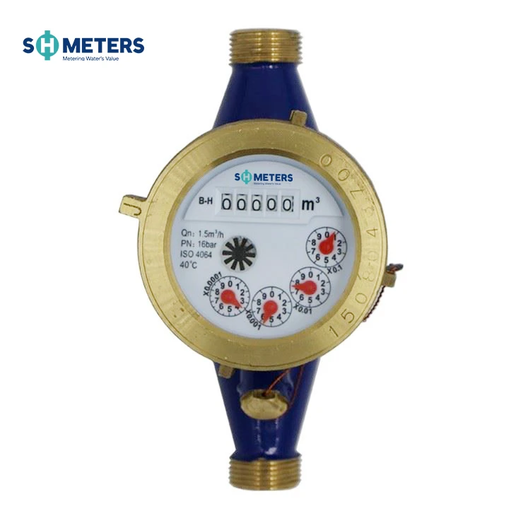 Pulse Output Water Meter Wired Water Meter Class B Brass Body Pulse Output Water Meter Wired Water Meter Class B Brass Body