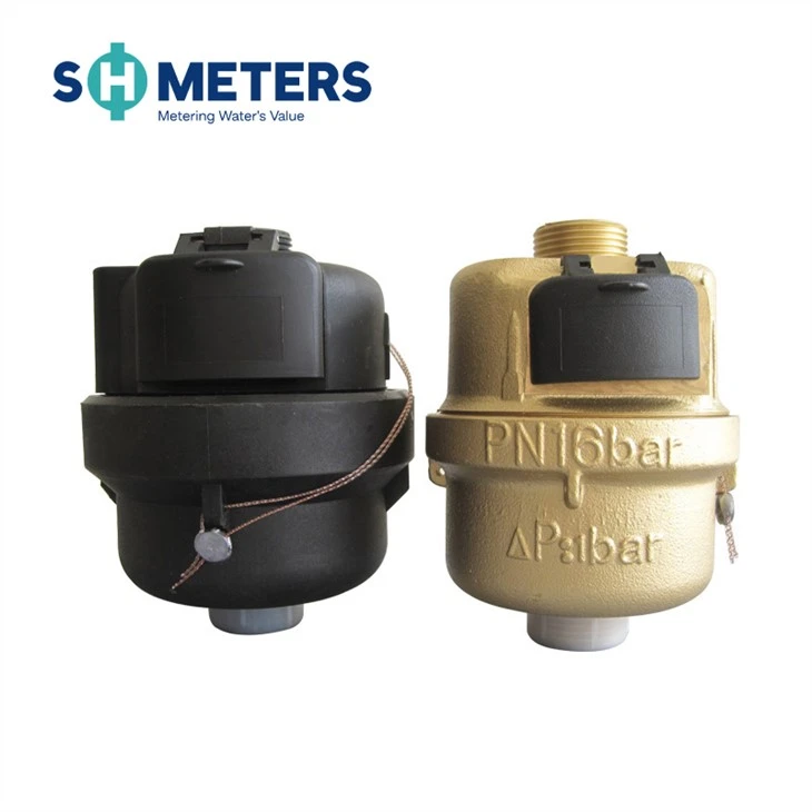 Volumetric Piston Type Brass Water Meter