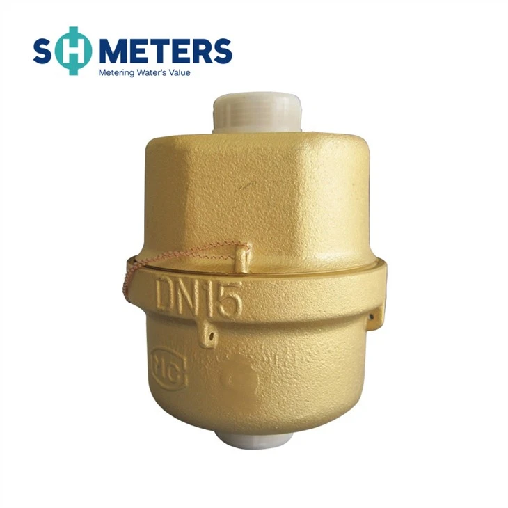Volumetric Piston Type Brass Water Meter
